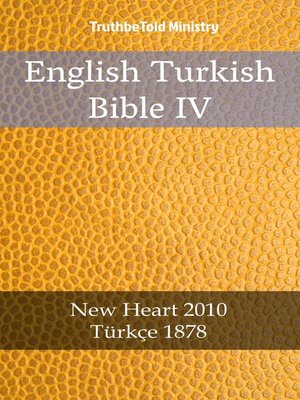 cover image of English Turkish Bible IV